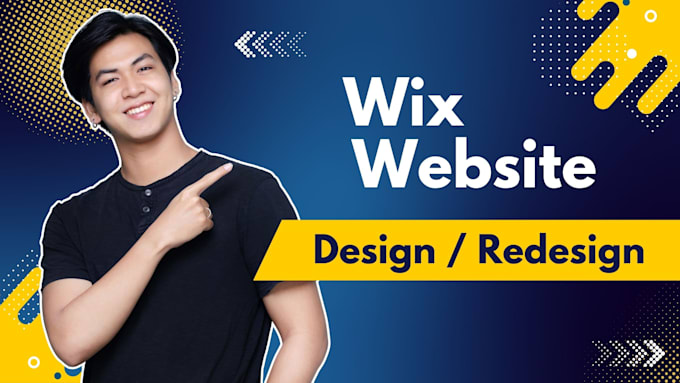 design and redesign wix website with responsive and user friendly layout