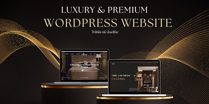create luxury and premium website wordpress