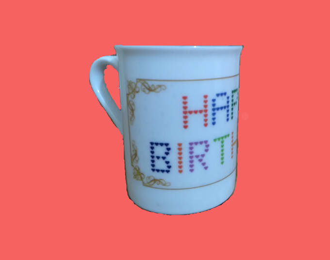 create uncommon mug design with emoji typography
