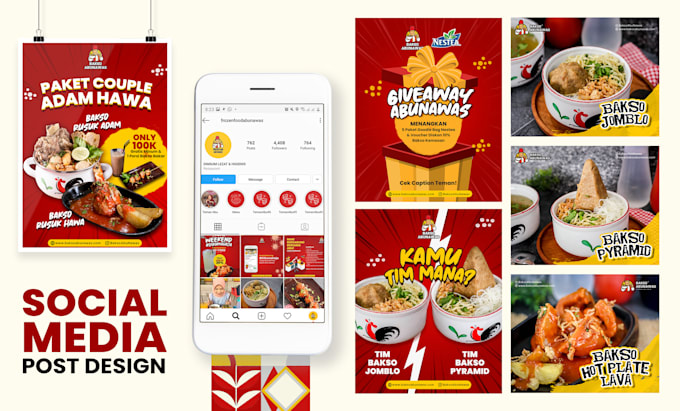 do professional instagram post and social media post design