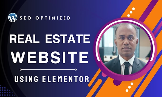 design professional real estate wordpress website using elementor