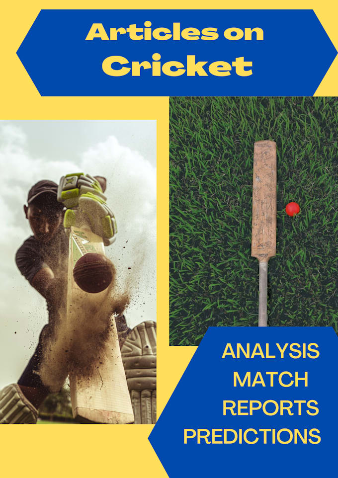 write article and analysis about cricket for you