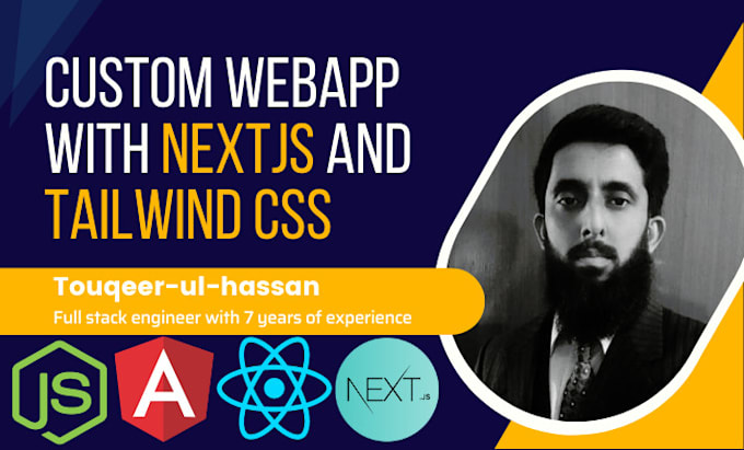 Build web app with nextjs, reactjs and tailwind css by Touqeerhassan ...