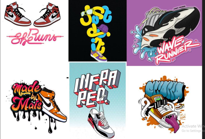 Make a logo vector of your shoe brand or a sneaker store by ...