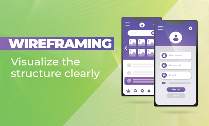 design wireframes for your website or mobile app
