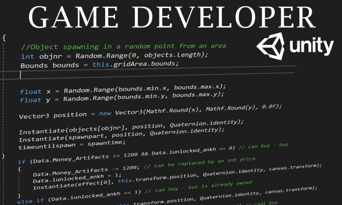 Be your unity game developer by Thekdud | Fiverr