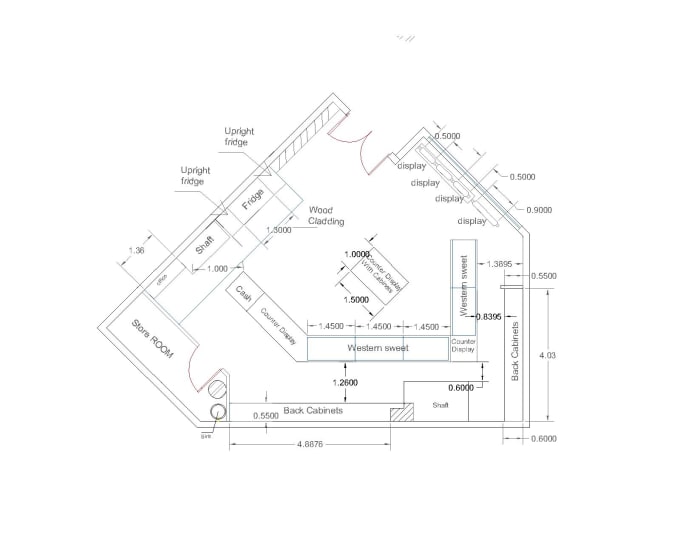 Draw 2d autocad drawings and draw floor plans by Ibrahimmithqal | Fiverr