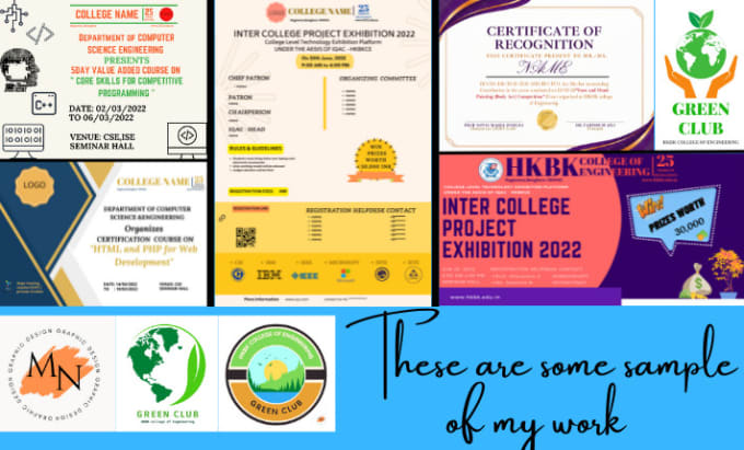 Your poster banner certificate or logo for websites or social media