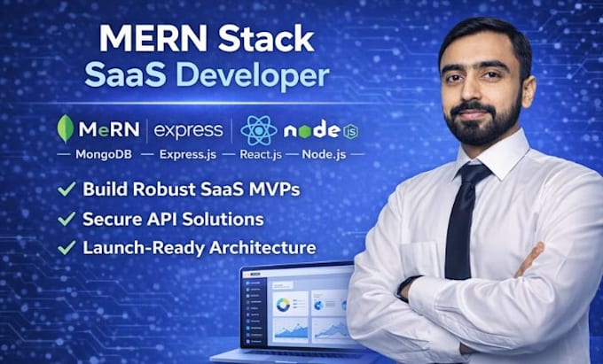 build a scalable saas mvp as mern stack saas developer