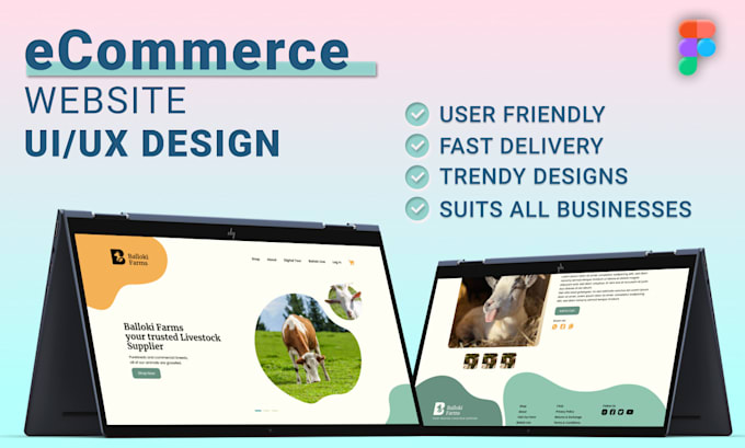 Design engaging and user friendly ecommerce website ui ux by ...