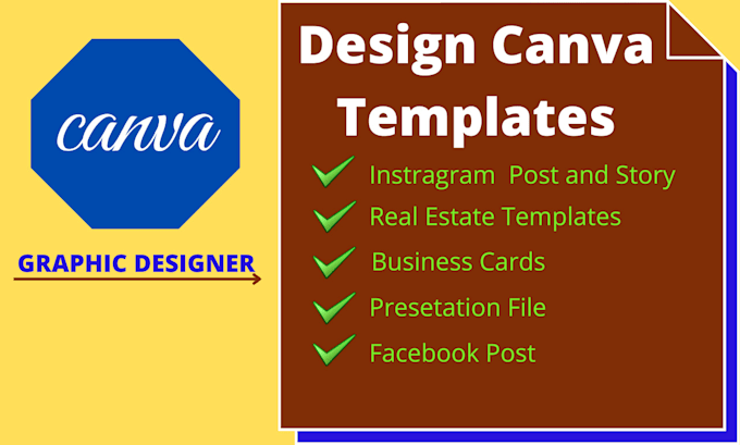 design anything with canva according to your choice