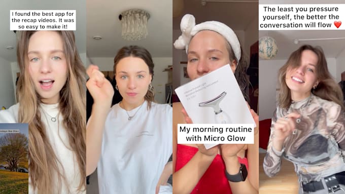 shoot tik tok content