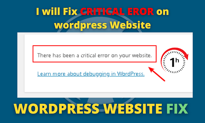 fix critical error on wordpress website and restore website design