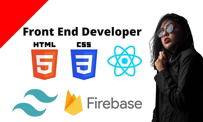 Be your front end developer, create a topnotch website using react js ...