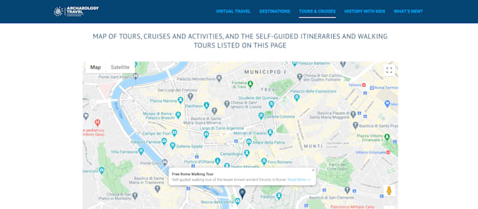 add google maps to your website and pin your location
