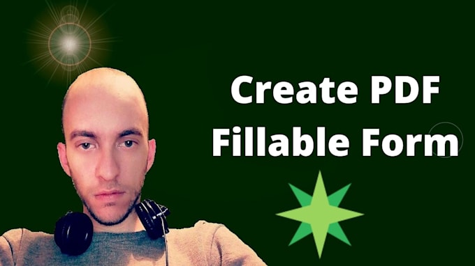 create a PDF fillable form, convert HTML, word, PSD or excel