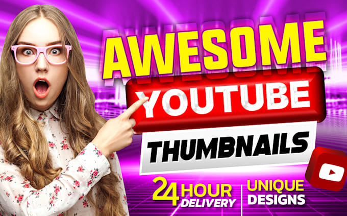 design awesome youtube thumbnails in 24 hour