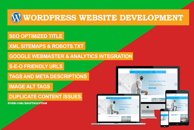 develop a responsive wordpress website quickly