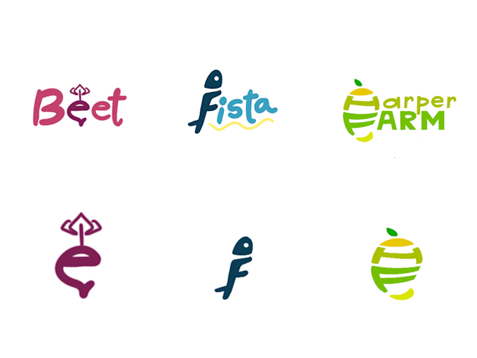 design artsy hand drawn and modern logo