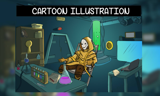 draw a cartoon illustration for you