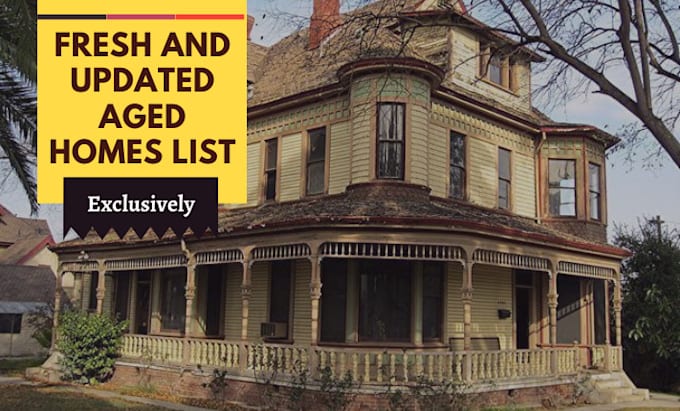 provide aged homes list throughout the USA