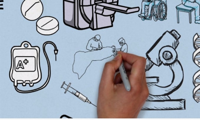 make white board animation or medical explainer videos
