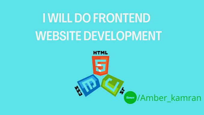 Do frontend web development in html css javascript by Amber_kamaran ...
