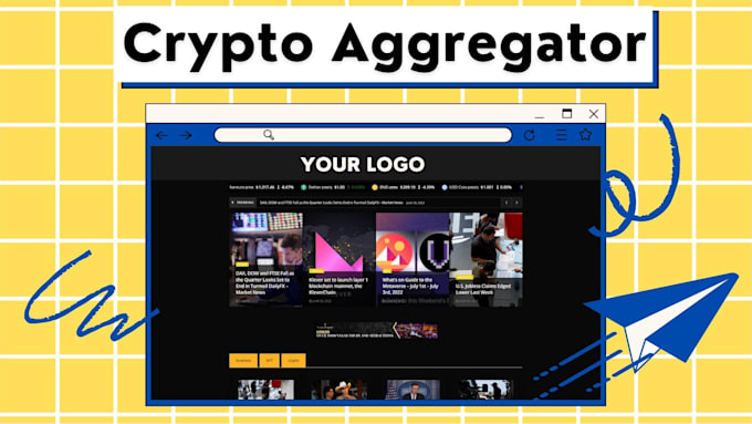 build an automated crypto aggregator news website