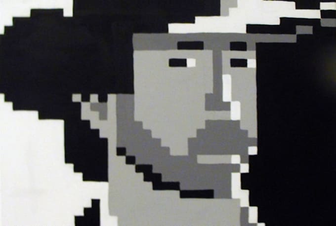 draw your pixelated portrait