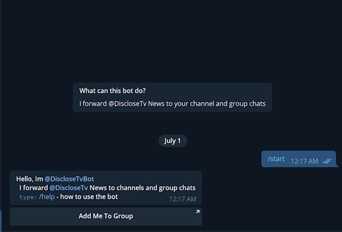 Make broadcasting bot with python by Michelledecir | Fiverr
