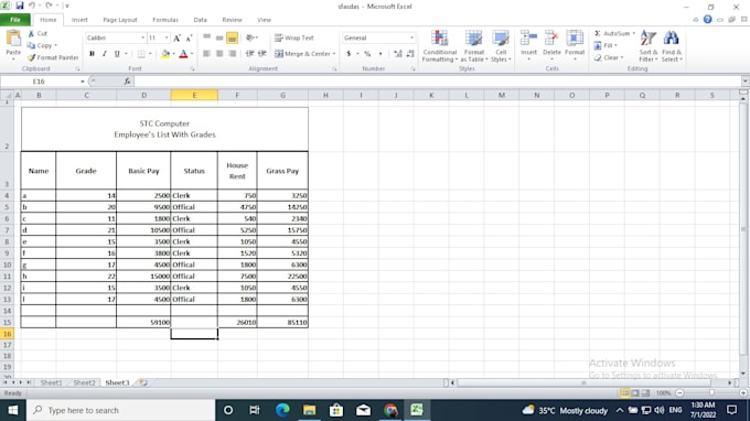 Work ms excel ms word by Dilshadali747 | Fiverr
