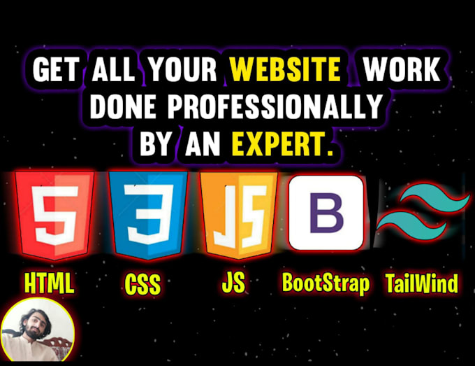 Build html css javascript website by Misbakh555 | Fiverr
