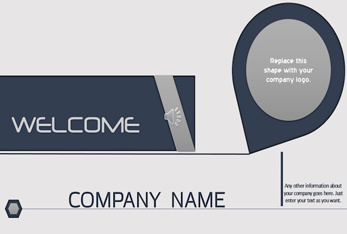 give a Professional Business Presentation template