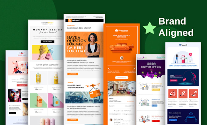 design and develop a brand aligned email and newsletter template