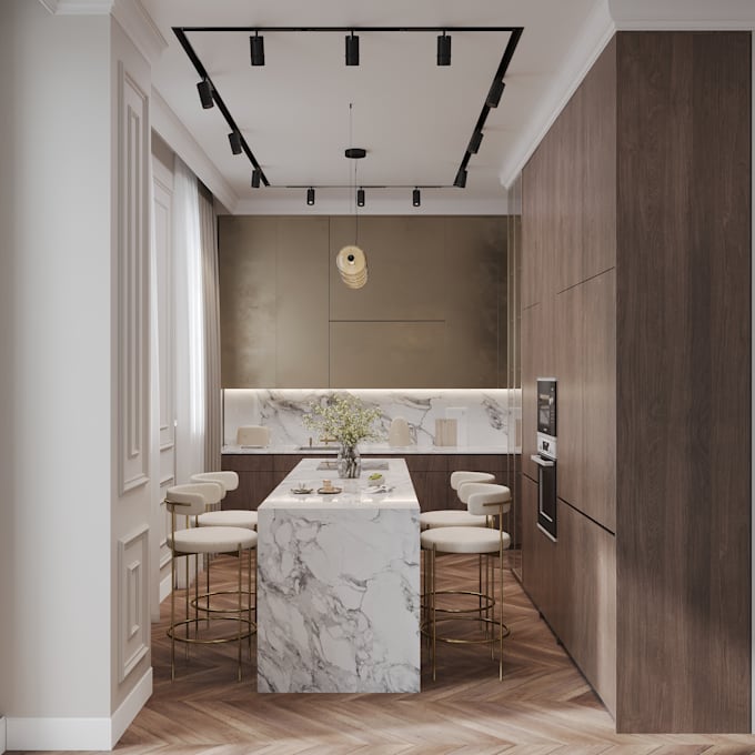 make super 3d interior design and 3d rendering with 3ds max