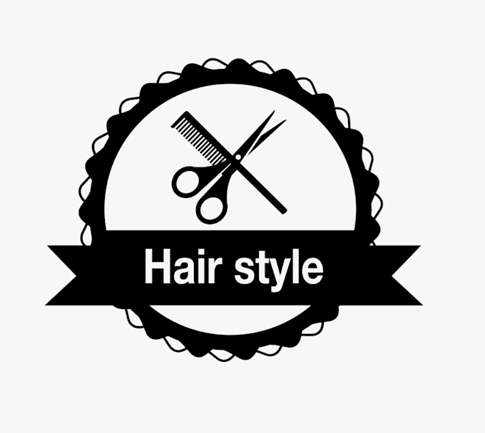 creative unique salon logo with my own creative thinking