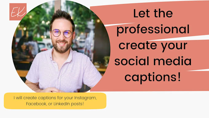 Write engaging social media captions by Edgarask | Fiverr
