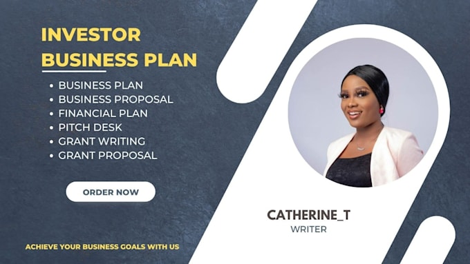 write business plan for startups, nonprofit , and  grant proposal