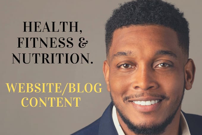 write smashing blog posts about health fitness or nutrition