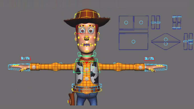 Velia Rig Rig 3d character in maya for animation, unity and games by ...