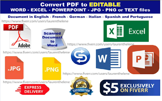 Onvert File To Pdf Word Excel Powerpoint Or Any Version By Writecta 