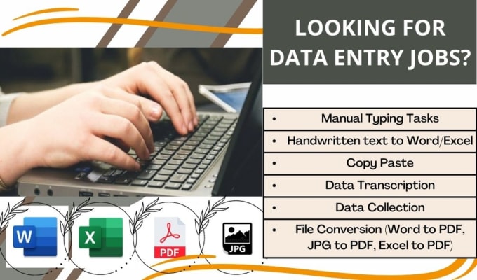 Offline shop typing jobs