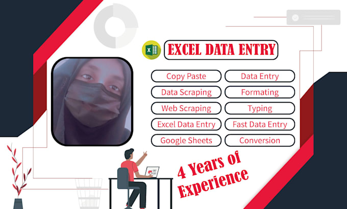 do excel data entry and copy pasting