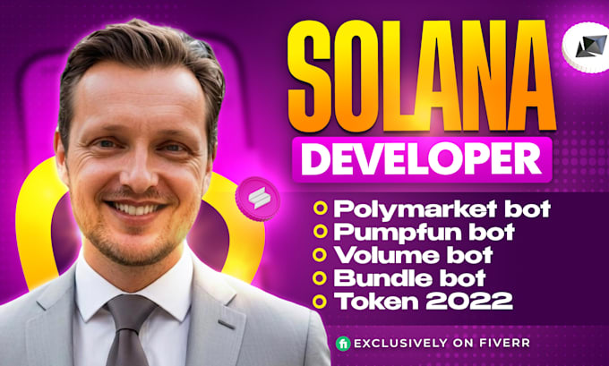 be blockchain developer for polymarket bot, open claw, clawd bot, pumpfun bot