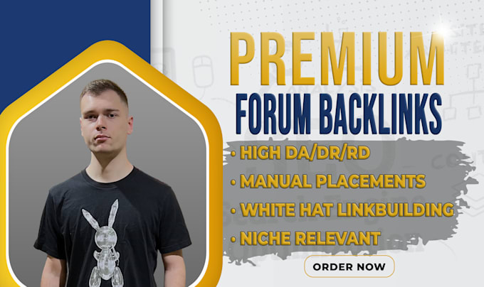 create premium forum backlinks in your niche