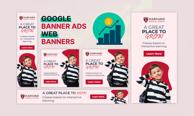 design fresh and unique google banner ads