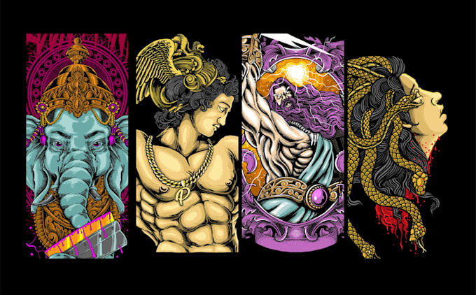 create artwork greek mythology