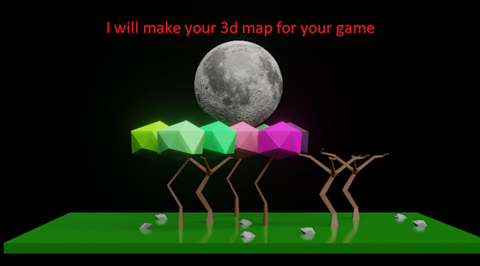 Map Game Model Model a map for your 3d game by Grandpa_moment | Fiverr