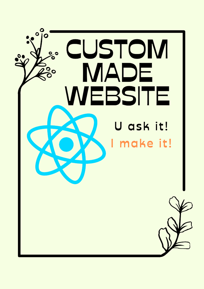 Create you a perfect website using react js by Shadmansakib07 | Fiverr
