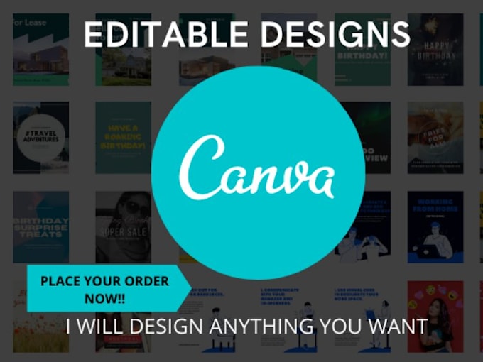 Create any design in 24 hrs using canva pro by Jadoonstore Fiverr